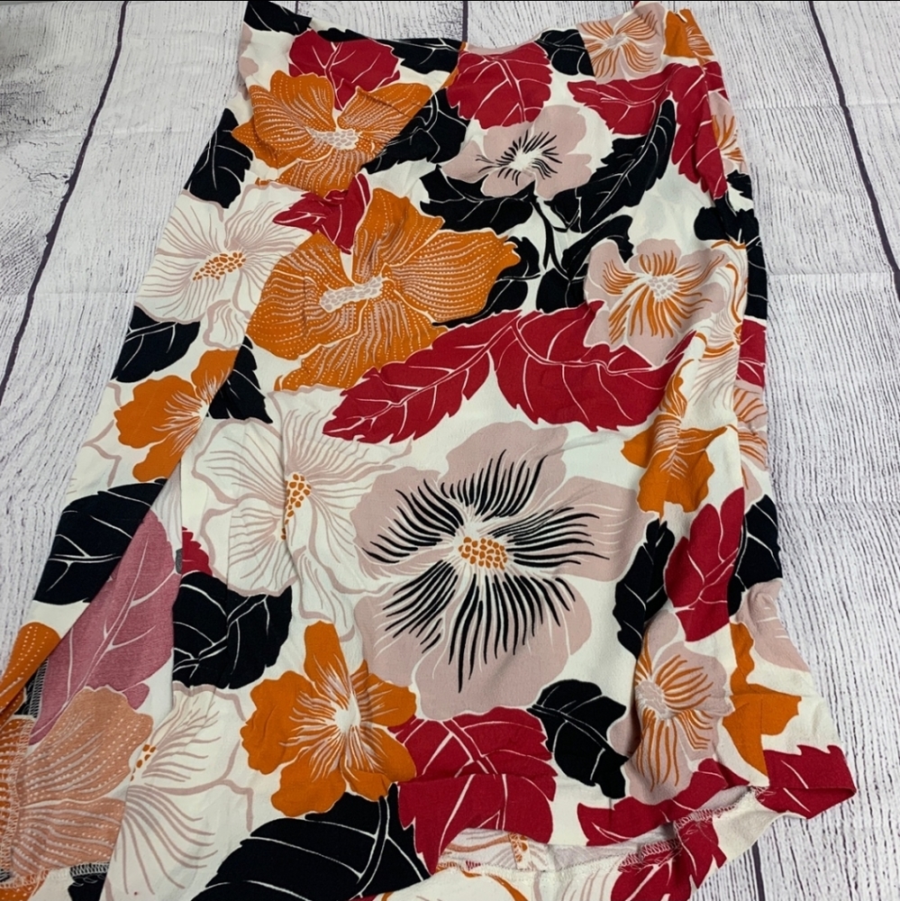 Zara floral skirt